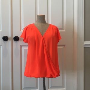Banana Republic beautiful bright orange blouse